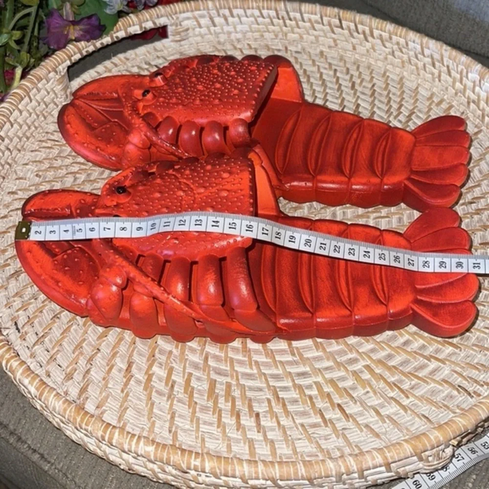 Lobster sandals, lobster sandals, unisex, lobster shoes, pool shoes, beach party